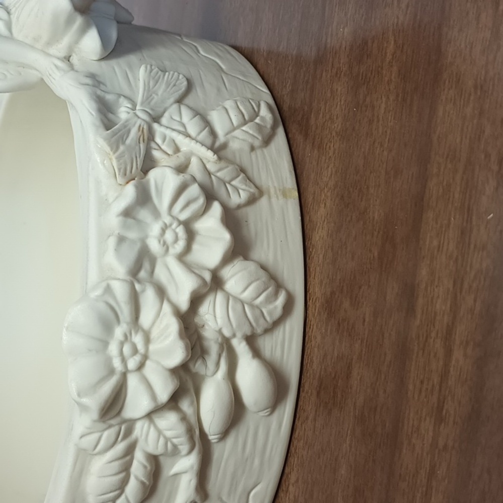 White Fairy and Dragonfly Pillar Candle Holder - Picture 3 of 7